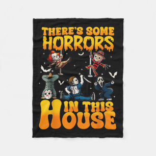 Es gibt einige Horror in diesem Haus Funny Horror Fleecedecke