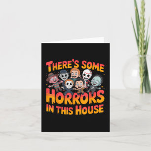 Es gibt einige Horror in diesem Haus Funny Horror Karte