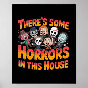 Es gibt einige Horror in diesem Haus Funny Horror  Poster