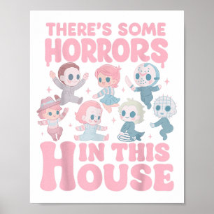 Es gibt einige Horror in diesem Haus Funny Horror Poster