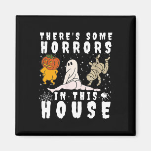 Es gibt einige Horror in diesem Haus Ghost Pumpkin Magnet