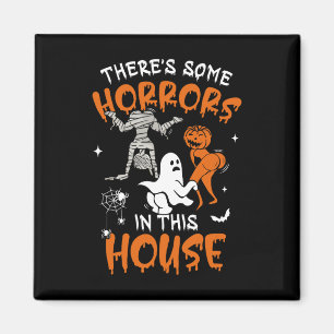 Es gibt einige Horror in diesem Haus Ghost Pumpkin Magnet