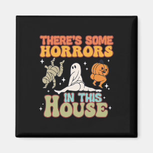 Es gibt einige Horror in diesem Haus Ghost Pumpkin Magnet
