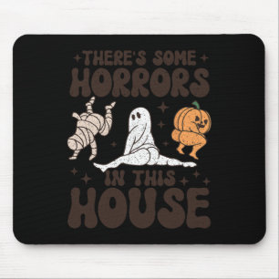 Es gibt einige Horror in diesem Haus Ghost Pumpkin Mousepad