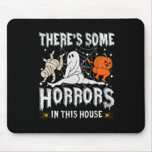 Es gibt einige Horror in diesem Haus Ghost Pumpkin Mousepad