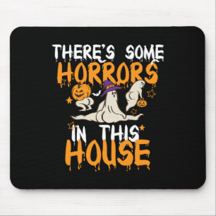 Es gibt einige Horror in diesem Haus Ghost Pumpkin Mousepad