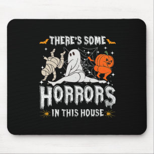 Es gibt einige Horror in diesem Haus Ghost Pumpkin Mousepad