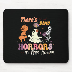 Es gibt einige Horror in diesem Haus Ghost Pumpkin Mousepad