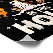 Es gibt einige Horror in diesem Haus Ghost Pumpkin Poster (Ecke)