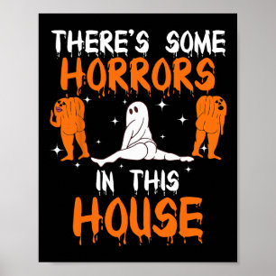Es gibt einige Horror in diesem Haus Ghost Pumpkin Poster