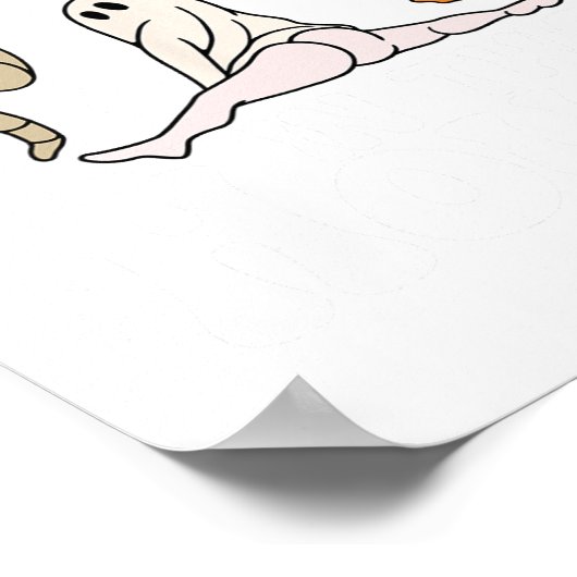 Es gibt einige Horror in diesem Haus Ghost Pumpkin Poster (Ecke)