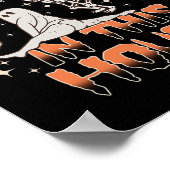 Es gibt einige Horror in diesem Haus Halloween-Ges Poster (Ecke)