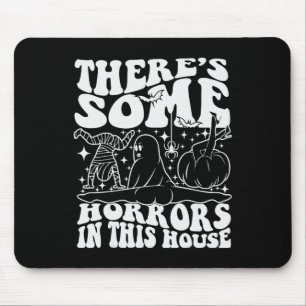 Es gibt einige Horror in diesem Haus Pumpkin Hallo Mousepad