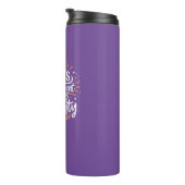 Es gibt Ermächtigung in Demut Thermosbecher (Nach rechts gedreht)