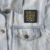 Es gibt Errettung in Jesus Christus Button (Beispiel)
