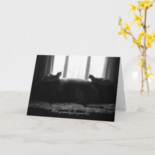 Es gibt etwas Besseres (Beileid) Karte (Gelbe Blume)