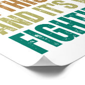 Es gibt etwas Gutes in dieser Welt | Inspiration Poster (Ecke)