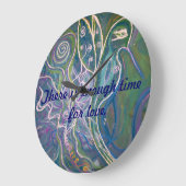 Es gibt genügend Zeit für Liebe Große Wanduhr (Winkel)