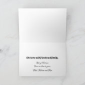 Es gibt Gnome...wie Zuhause Feiertagskarte (Innenseite)