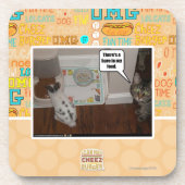 Es gibt Hasen in meiner Nahrung Untersetzer (Vorderseite)