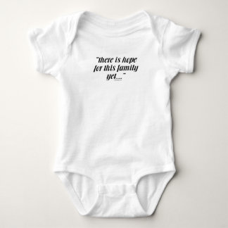 Es gibt Hoffnung Baby Strampler
