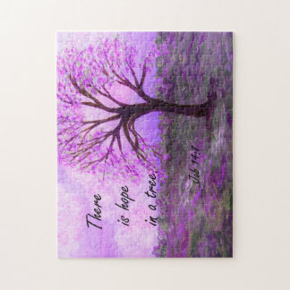 Es gibt Hoffnung in einem Baum Puzzle
