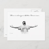 Es gibt immer ein besseres Morgen Postkarte (Vorne/Hinten)