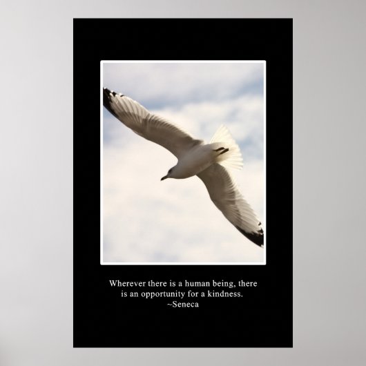 Es gibt immer eine Möglichkeit für Freundlichkeit Poster (Vorne)