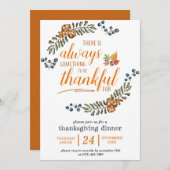 Es gibt immer etwas, wofür man dankbar ist einladung (Vorne/Hinten)