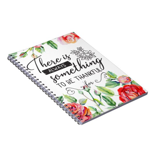 Es gibt immer etwas, wofür man dankbar ist notizblock (Rechte Seite)