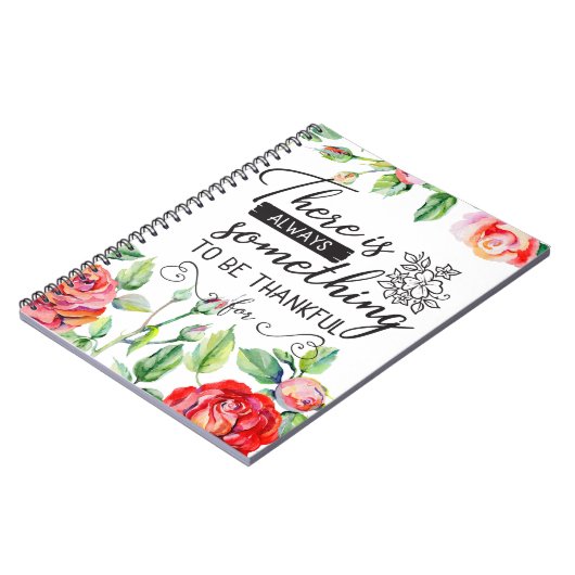 Es gibt immer etwas, wofür man dankbar ist notizblock (Linke Seite)