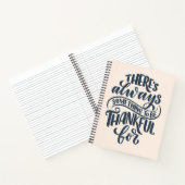 Es gibt immer etwas, wofür man dankbar ist notizblock (Innenseite)