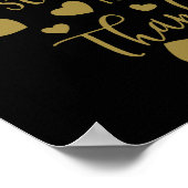 Es gibt immer etwas, wofür man dankbar ist poster (Ecke)