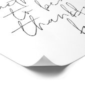 Es gibt immer etwas, wofür man dankbar ist poster (Ecke)