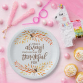 Es gibt immer etwas, wofür man dankbar sein kann pappteller (Party)