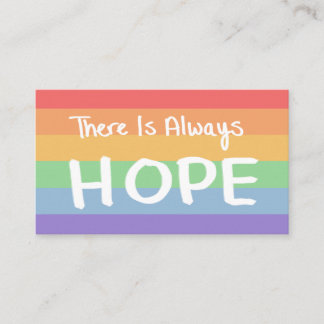 Es gibt immer Hoffnung - Rettungsleine-Karte Visitenkarte