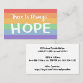 Es gibt immer Hoffnung - Rettungsleine-Karte Visitenkarte (Vorne/Hinten)