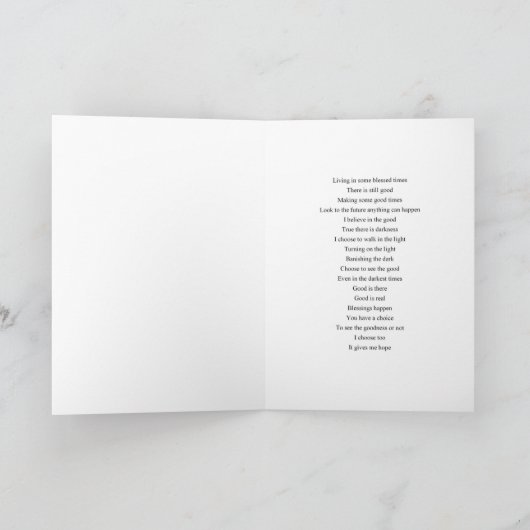 Es gibt immer karte (Innenseite)