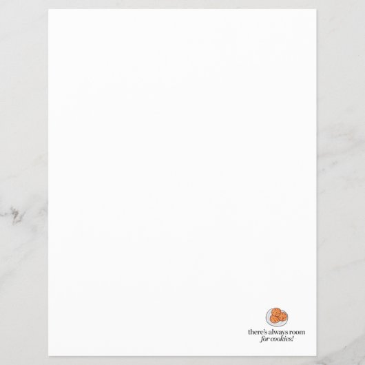 Es gibt immer Platz für Cookies Flyer (Vorne)