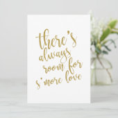 Es gibt immer Platz für ein erschwinglicheres Schi Einladung (Stehend Vorderseite)