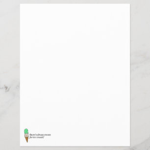 Es gibt immer Platz für Eiscreme Flyer