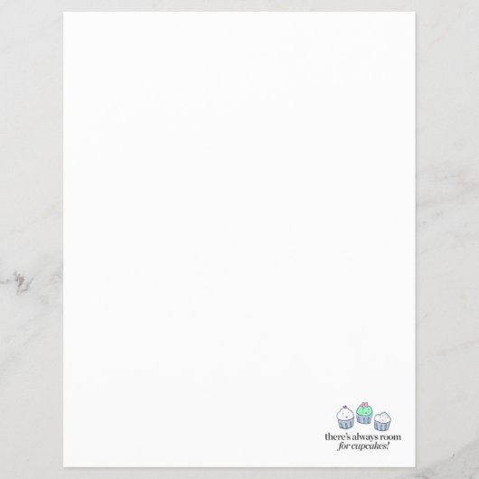 Es gibt immer Platz für Kuchen Flyer (Vorne)