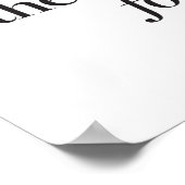 Es gibt immer Platz für Kuchen Poster (Ecke)