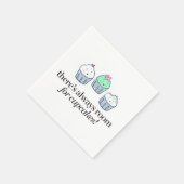 Es gibt immer Platz für Kuchen Serviette (Ecke)