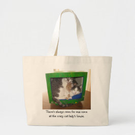 Es gibt immer Raum für einen mehr Jumbo Stoffbeutel