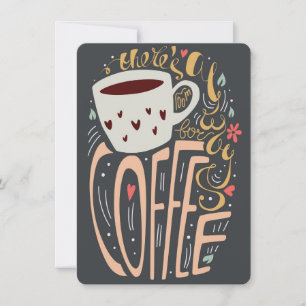 Es gibt immer Raum für Kaffeetypografie