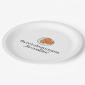 Es gibt immer Raum für Plätzchen Pappteller (Schrägansicht)