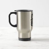 Es gibt immer Zeit für Kaffee | Bold Script Steel Reisebecher (Links)