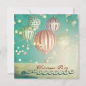 Es gibt in der Luft magisch - WeihnachtsParty Einladung (Vorderseite)