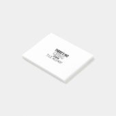 es gibt in der Steuersaison kein Weinen Post-it Klebezettel (angewinkelt)